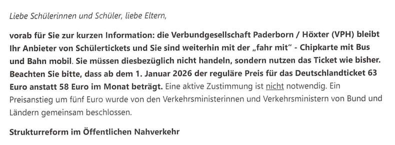Strukturreform im Öffentlichen Nahverkehr