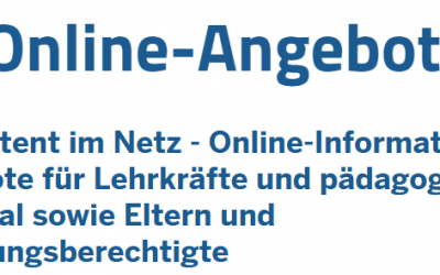 Kompetent im Netz: Online-Angebote für Eltern und Erziehungsberechtigte